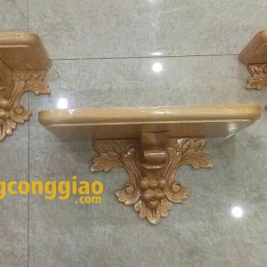 Bàn thờ Chúa 3 kệ rời bằng gỗ pơ mu