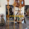 Bộ thánh giá nến cao bằng gỗ pơ mu