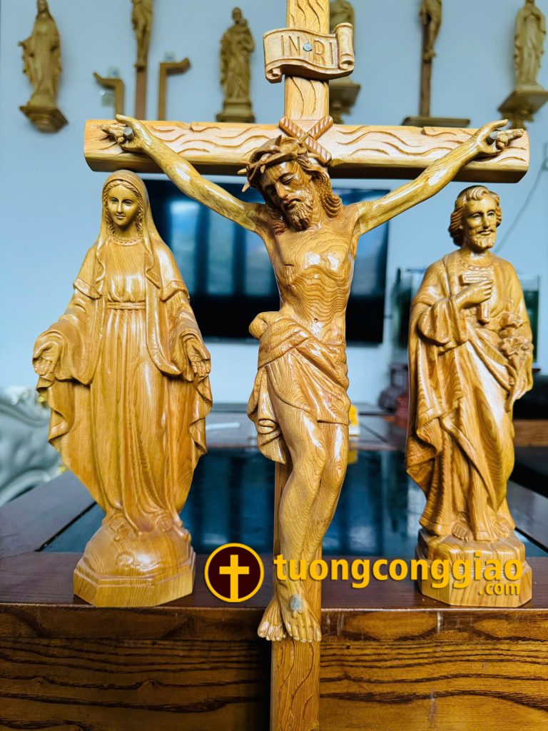 Bộ tượng bàn thờ Chúa cao 30cm