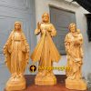 Bộ tượng bàn thờ Thiên Chúa bằng gỗ pơ mu
