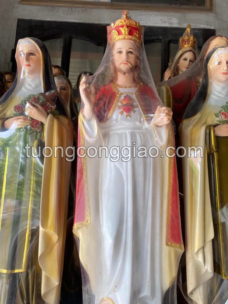 Tượng Chúa Kito là vua cao 50cm Tượng Chúa Kito là vua cao 50cm
