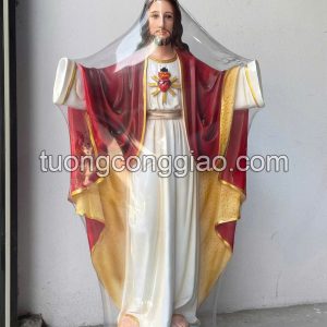 Tượng Chúa Kitô vua dang tay cao 1m2