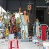 Tượng Chúa khải hoàn để ngoài trời cao 1m6 chất liệu xi măng