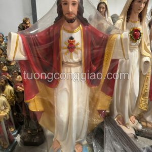 Tượng Chúa kitô vua cao 1m bằng composite