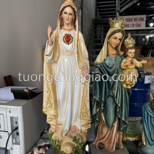 Tượng Đức Mẹ Fatima cao 1m