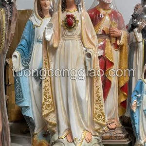 Tượng Đức Mẹ Fatima cao 1m15 chất liệu composite