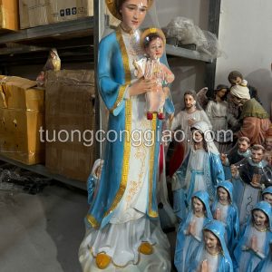Tượng Đức Mẹ La Vang cao 1m2 bằng composite