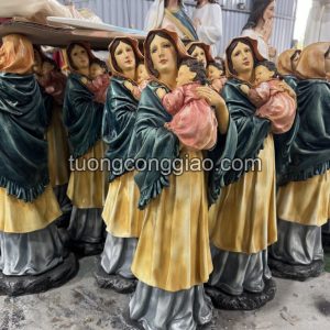 Tượng Đức Mẹ Madonnia cao 30cm