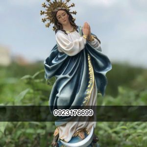 Tượng Đức Mẹ vô nhiễm nguyên tội cao 30cm 02 copy