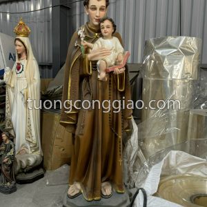 Tượng Thánh Antôn cao 1m bằng chất liệu composite