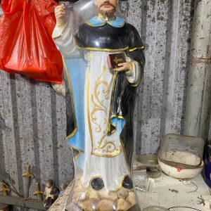 Tượng Thánh Đa Minh cao 50cm bằng composite