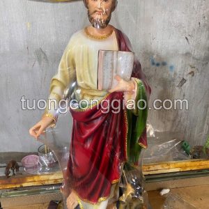 Tượng Thánh Luca chất liệu composite cao 70cm