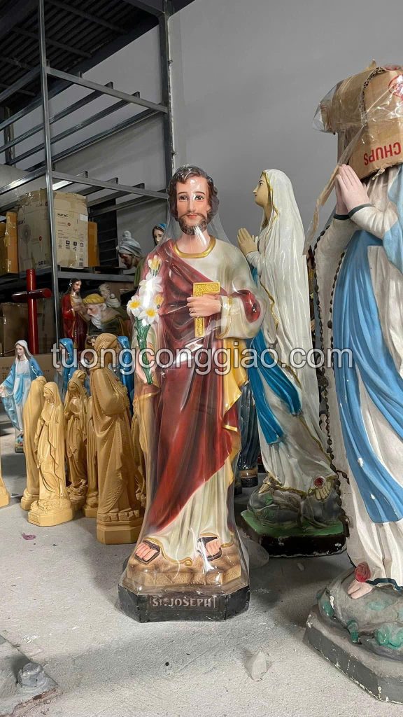 Tượng thánh giuse cao 90cm bằng composite
