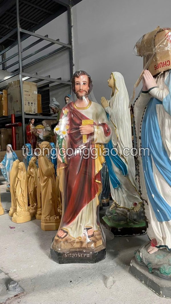 Tượng thánh giuse cao 90cm bằng composite
