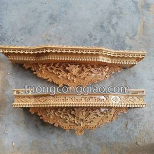 Kệ bàn thờ Chúa 110x30cm và kệ bàn thờ gia tiên 100x30cm