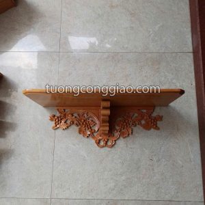 Kệ bàn thờ Công giáo bằng gỗ kích thước 70x30cm