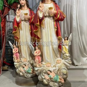 Tượng Chúa thánh thể cao 80cm