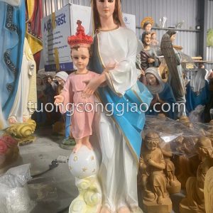 Tượng Đức Mẹ La Vang mẫu cổ cao 1m2