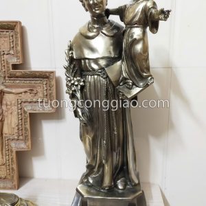Tượng Thánh Antôn cao 50cm bằng đồng