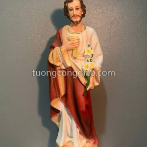 Tượng Thánh Giuse cao 50cm bằng composite sơn thường