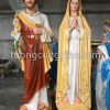 Tượng Thánh Giuse công nhân và tượng Đức Mẹ Fatima cao 1m2