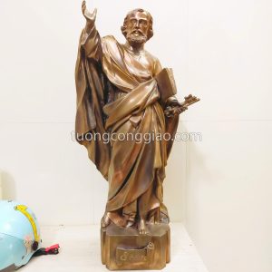Tượng Thánh Phêrô cao 60cm bằng đồng