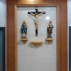 Bộ bàn thờ Công giáo tượng cao 80cm