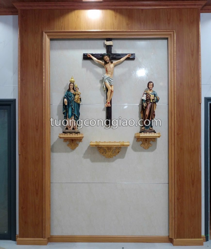 Bộ bàn thờ Công giáo tượng cao 80cm
