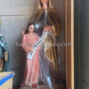 Tượng Thánh Anna cao 100cm bằng composite