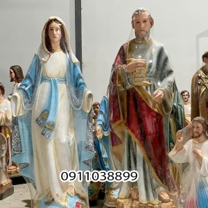 Tượng Thánh Gioakim cao 100cm