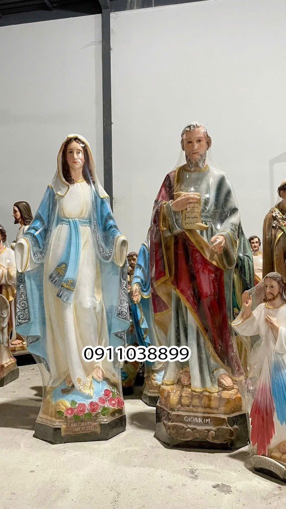 Tượng Thánh Gioakim cao 100cm Tượng Thánh Gioakim cao 100cm
