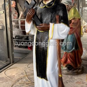 Tượng Thánh Martino cao 100cm bằng composite 02
