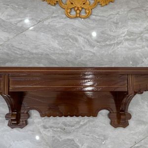 kệ bàn thờ chúa gỗ sồi 65x25cm