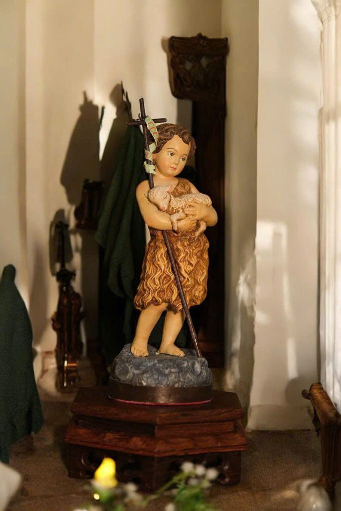 Tượng Thánh Gioan Tẩy Giả cao 12, 20, 30cm 04